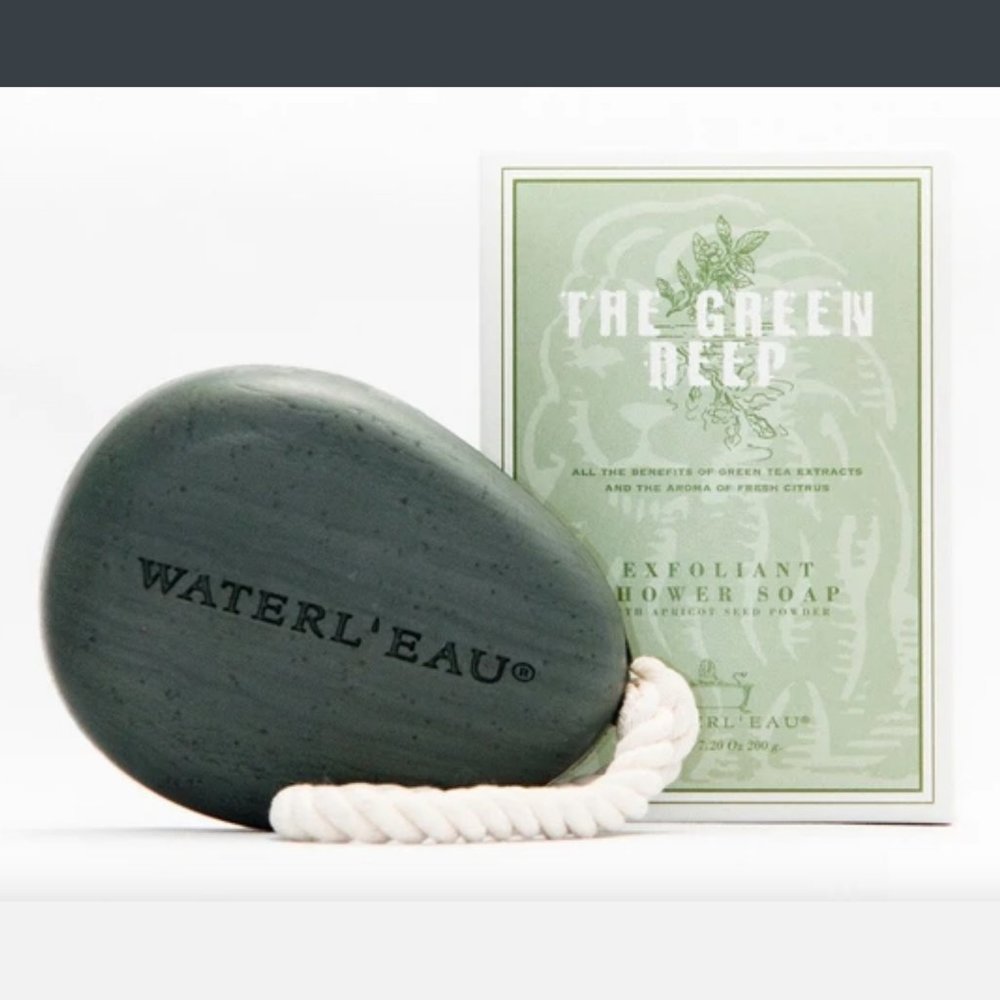 Exfoliating Soap, Waterl’eau “The Green Deep” — 3 Available